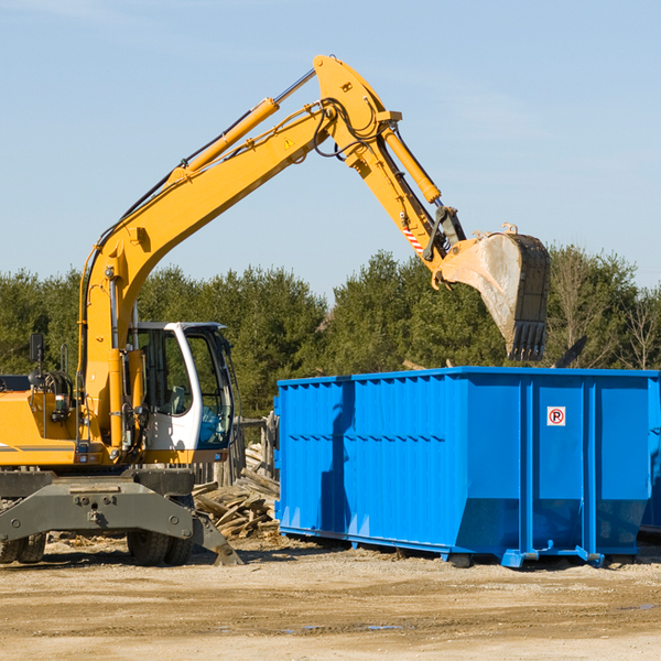 what size residential dumpster rentals are available in Margarettsville